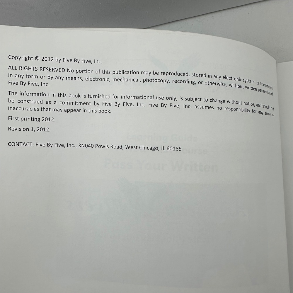 American Flyers Private Pilot Learning Guide & Textbook 2012 FAA Test‎ Prep - Picture 5 of 5